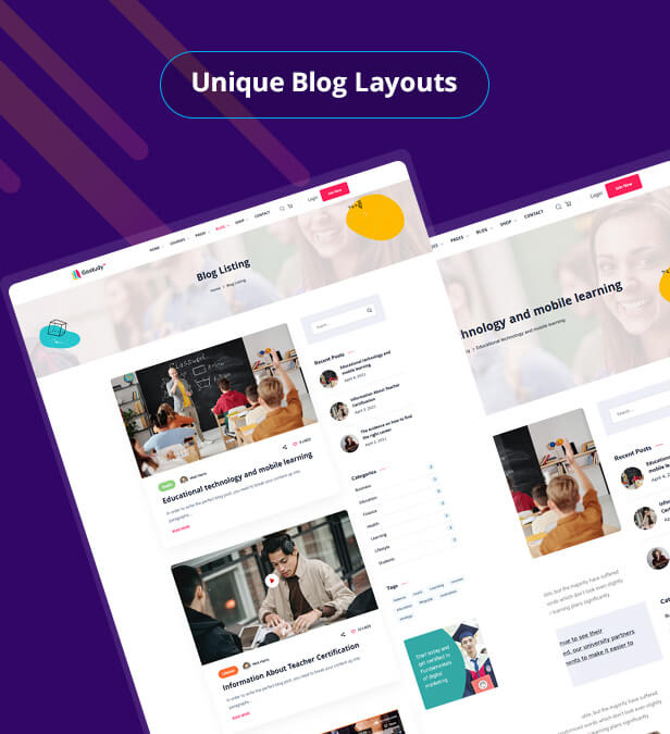 Gostudy - Education WordPress Theme