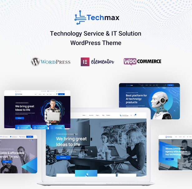 Techmax - IT Solutions & Technology WordPress Theme